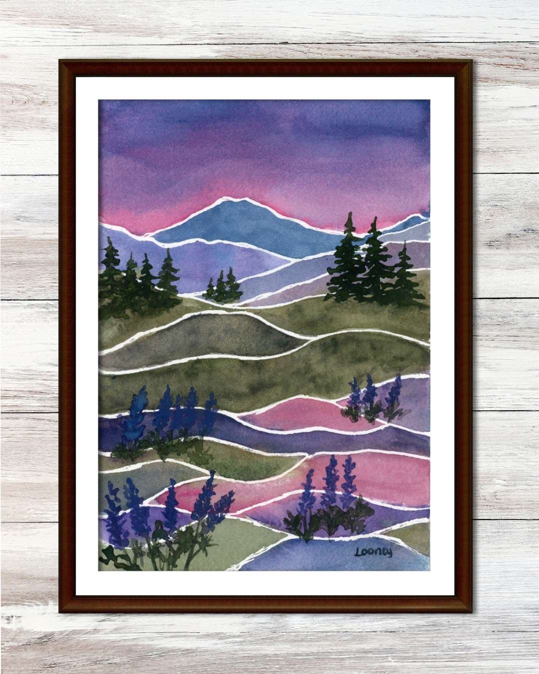 Fine Art Print - Rainier Reflections 6x9