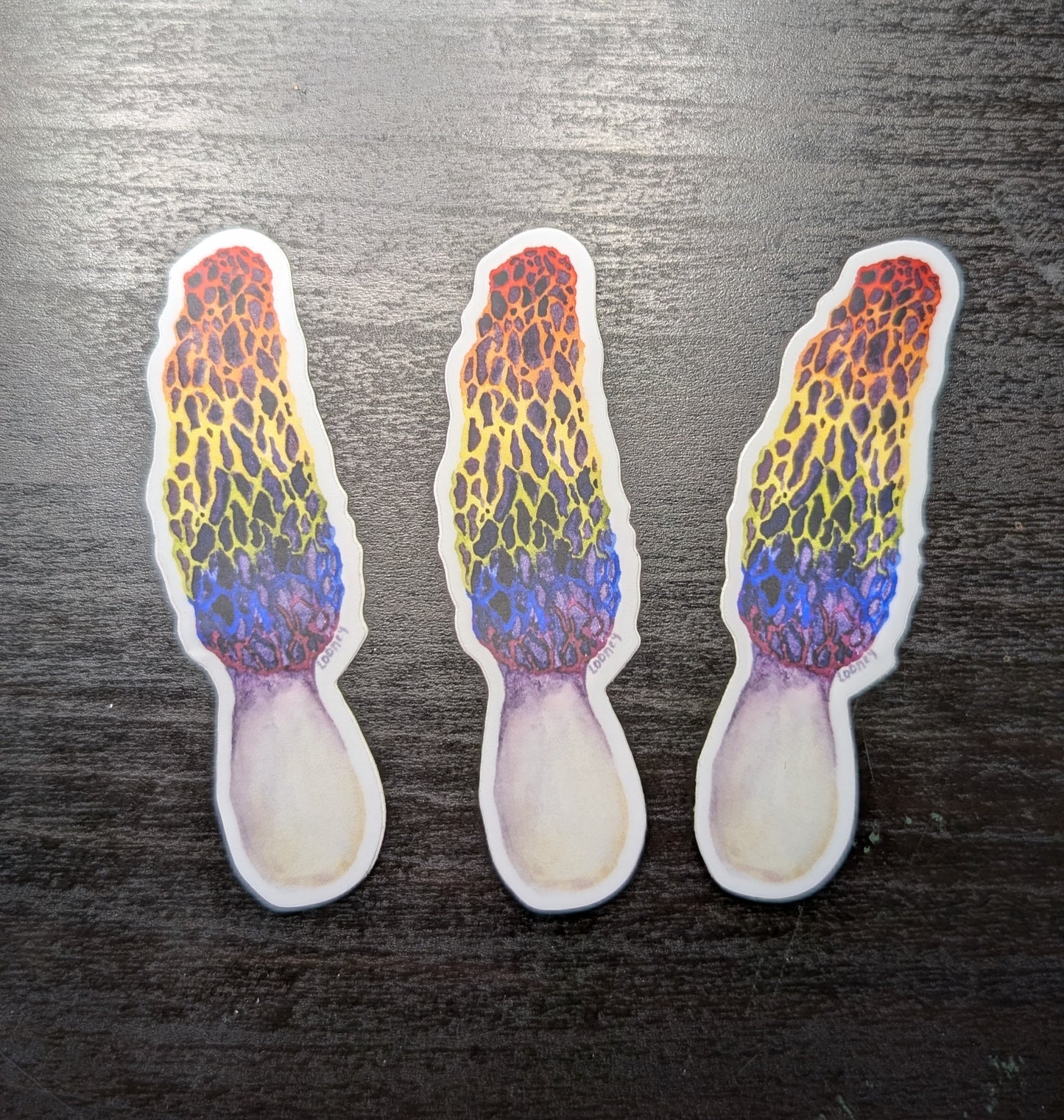 Vinyl Sticker - Rainbow Shroom (Large)