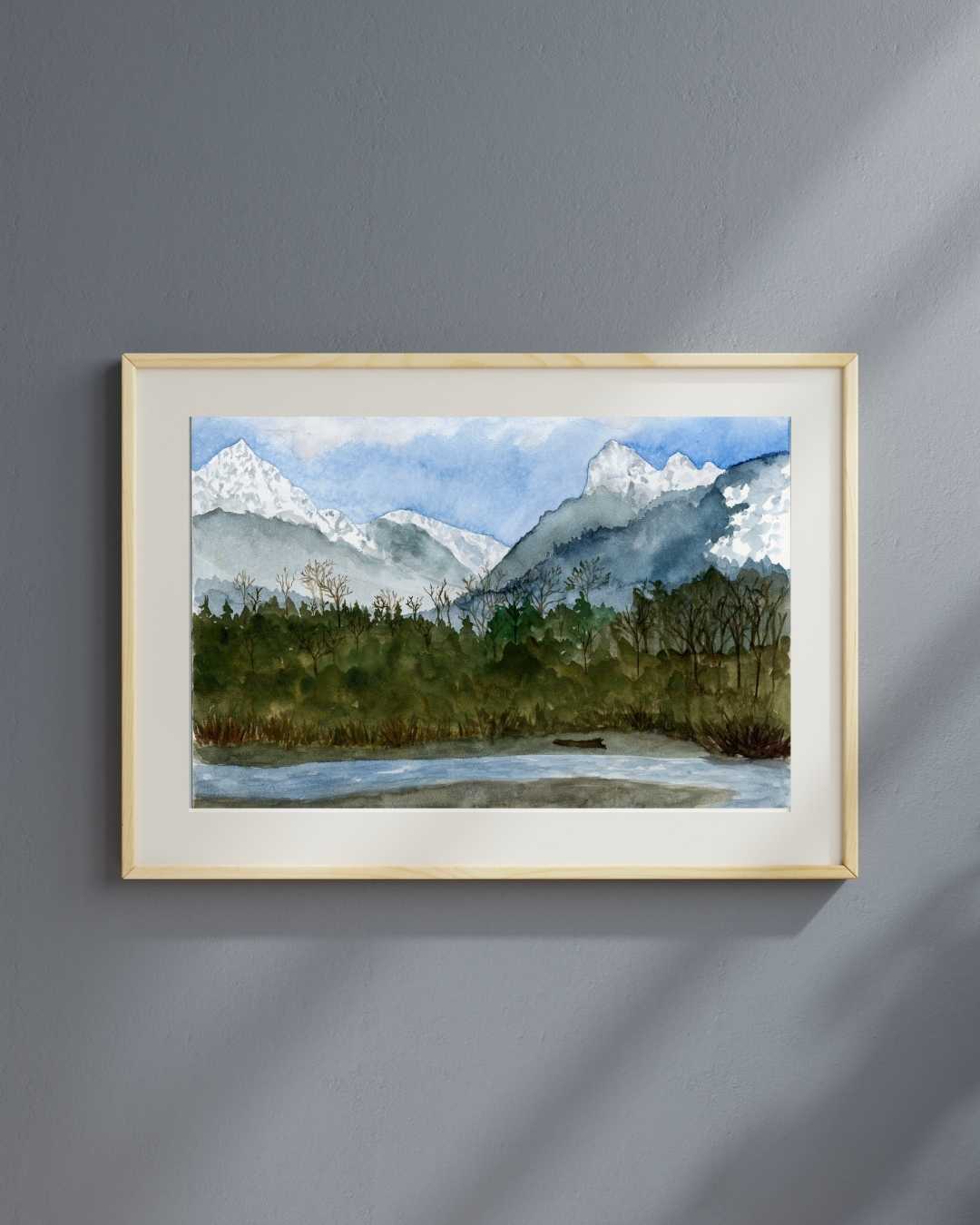 Fine Art Print - River Sky