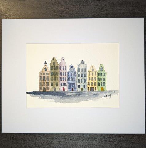 Original Painting - Amsterdam 7x5