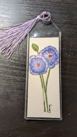 Bookmark - Original Watercolor with Protective Sleeve