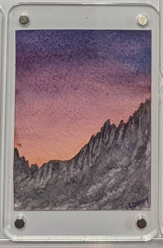 Tiny Original Paintings in Magnetic Frames