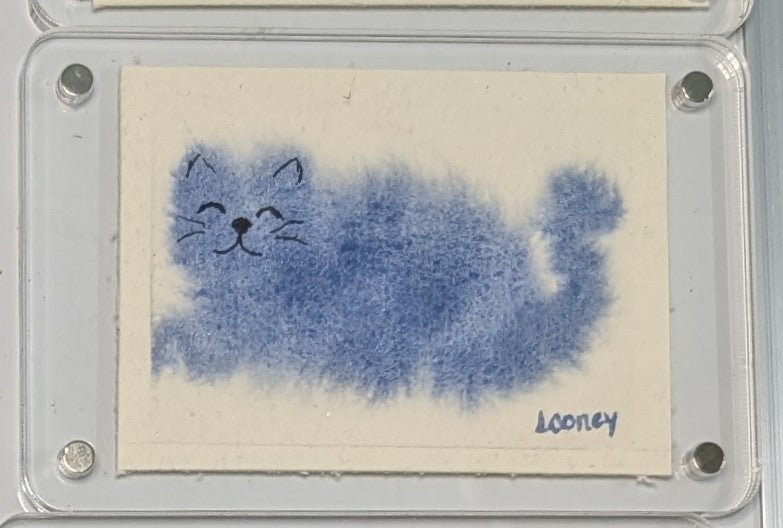 Tiny Original Paintings in Magnetic Frames