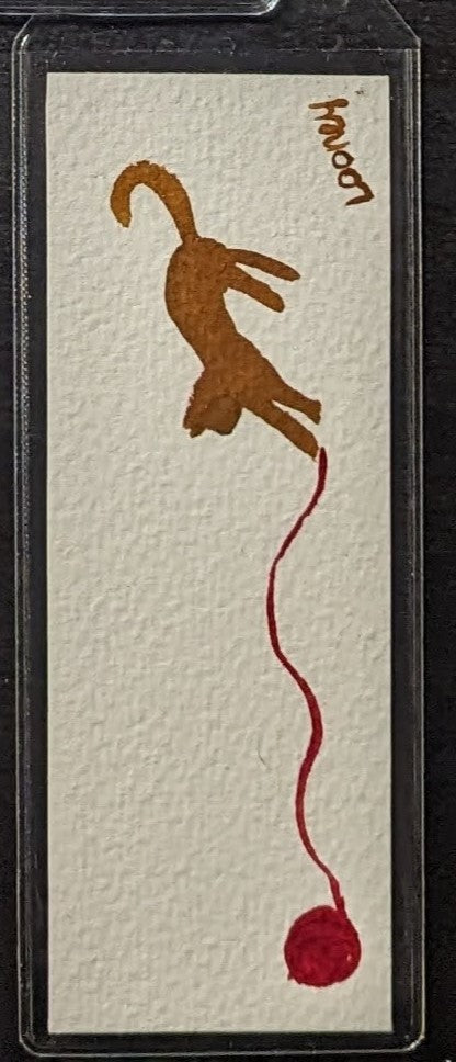 Bookmark - Original Watercolor with Protective Sleeve