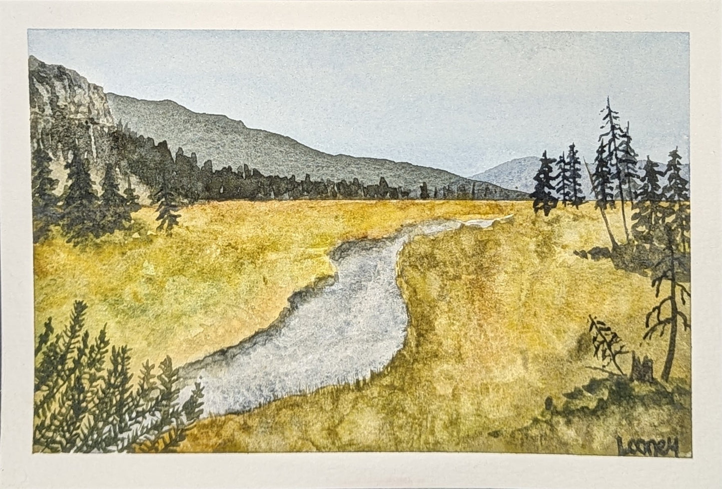 Print - Yellowstone Sheepeater Cliffs 4x6