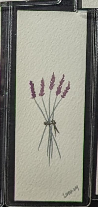 Bookmark - Original Watercolor with Protective Sleeve