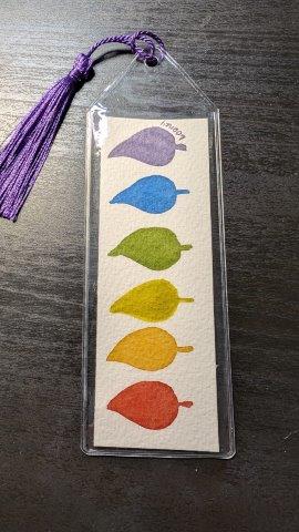 Bookmark - Original Watercolor with Protective Sleeve