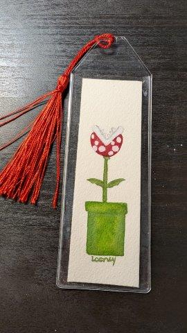 Bookmark - Original Watercolor with Protective Sleeve