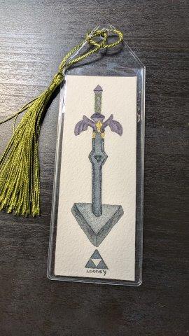 Bookmark - Original Watercolor with Protective Sleeve