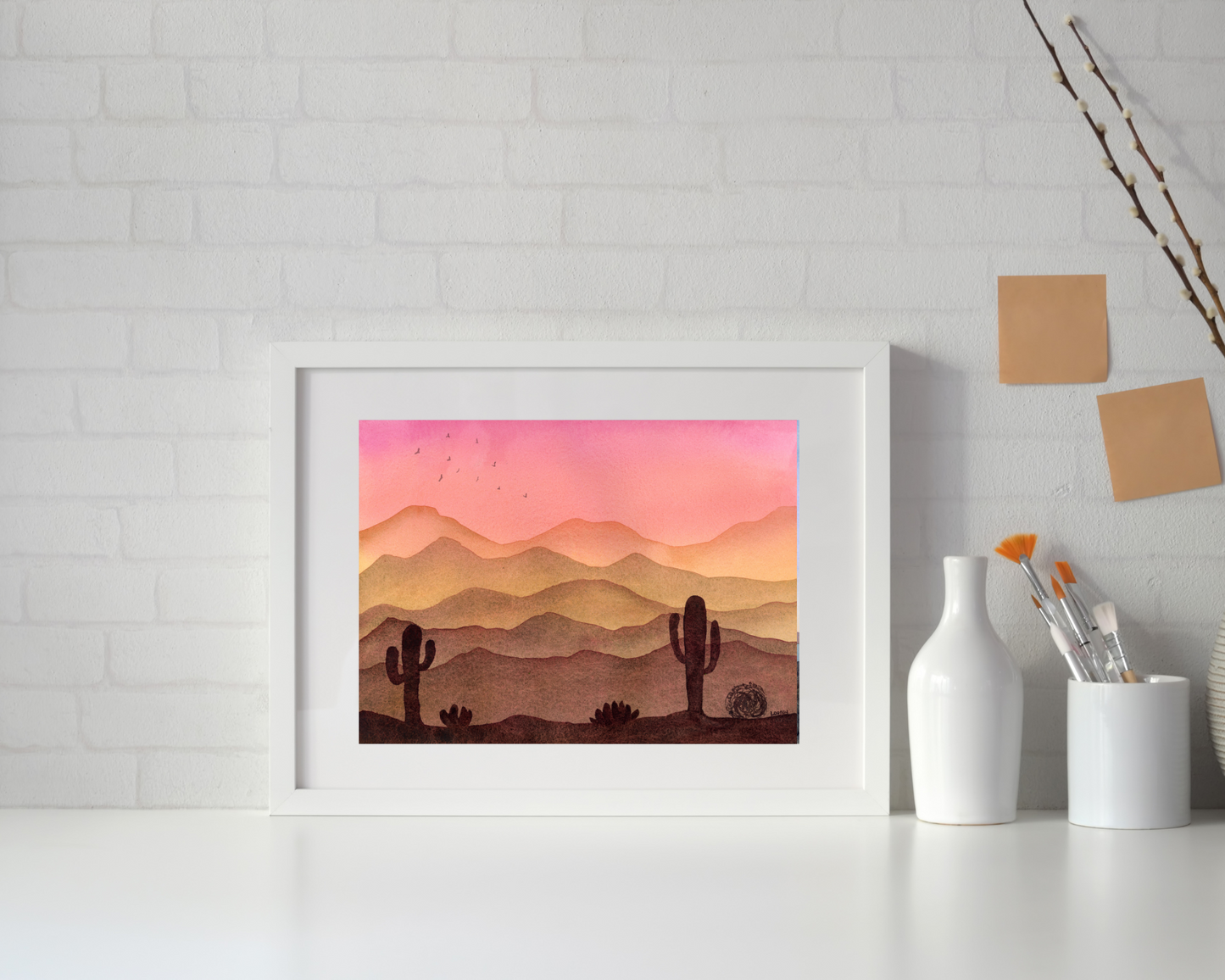 Fine Art Print - Pink Desert 11x8