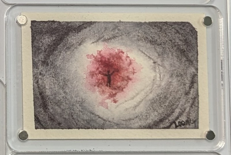 Tiny Original Paintings in Magnetic Frames