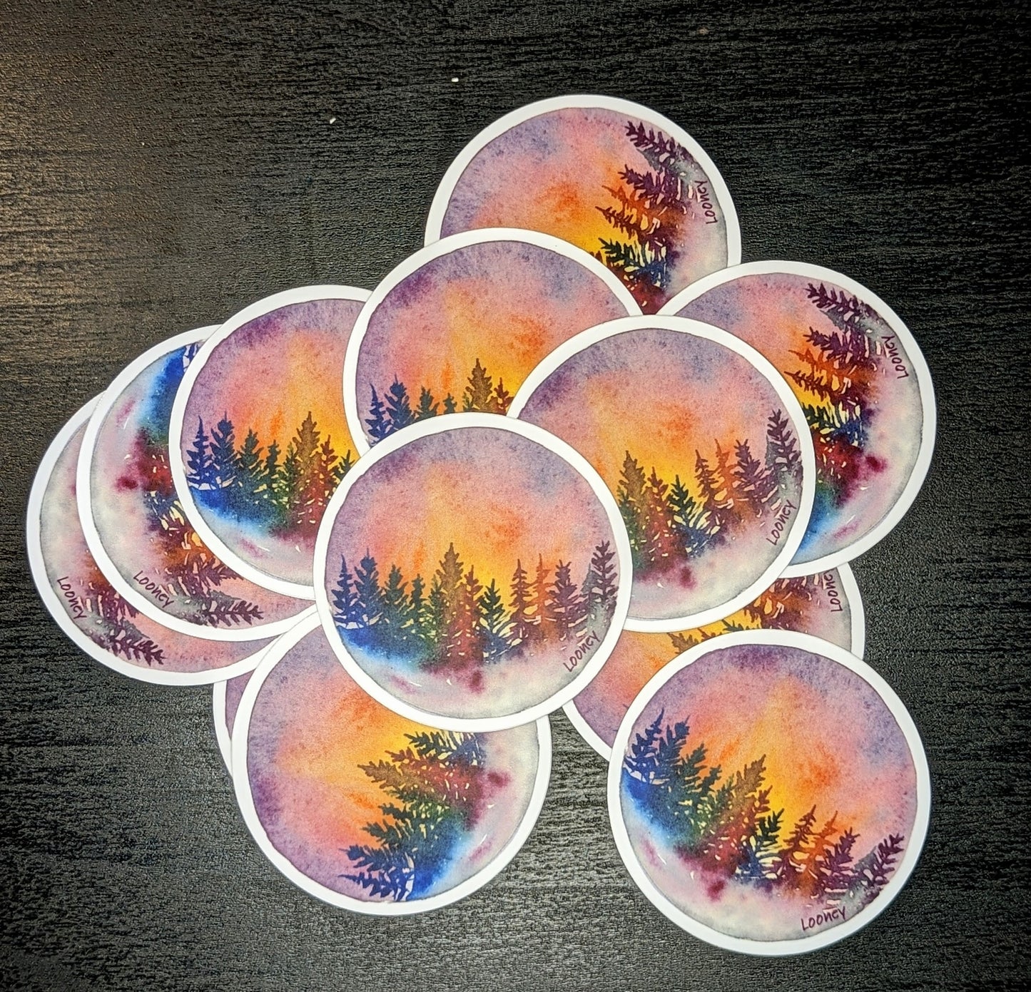 Vinyl Sticker - Rainbow Forest