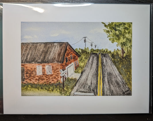 Print - Railroad Crossing