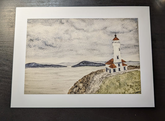 Print - Point Wilson Lighthouse 6x9