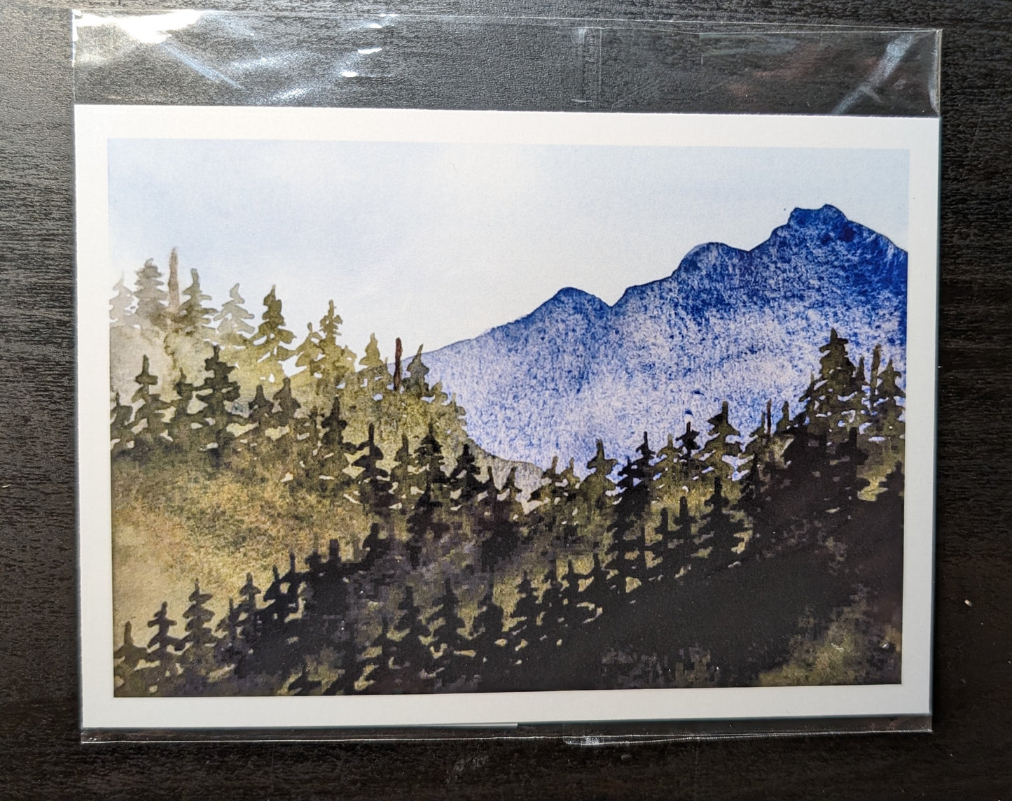 Print - Blue Mountain and Forest 5x7