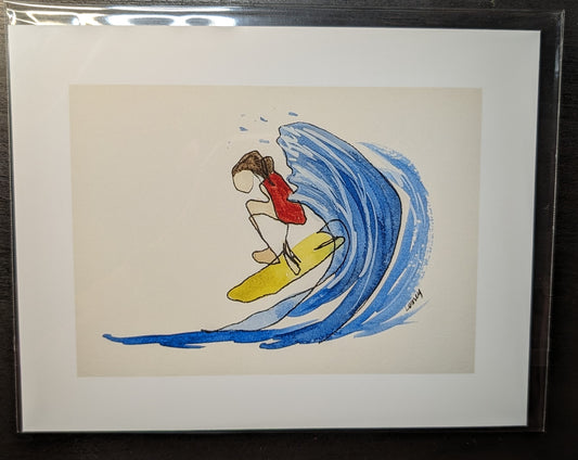 Print - Ride the Wave 5x7 with Border