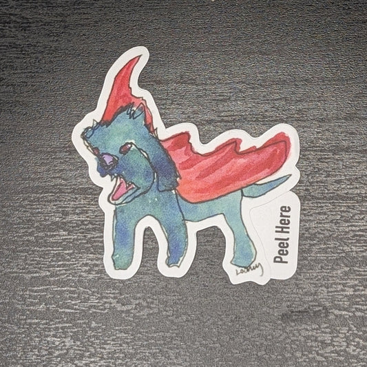 Vinyl Sticker - Monster Dog