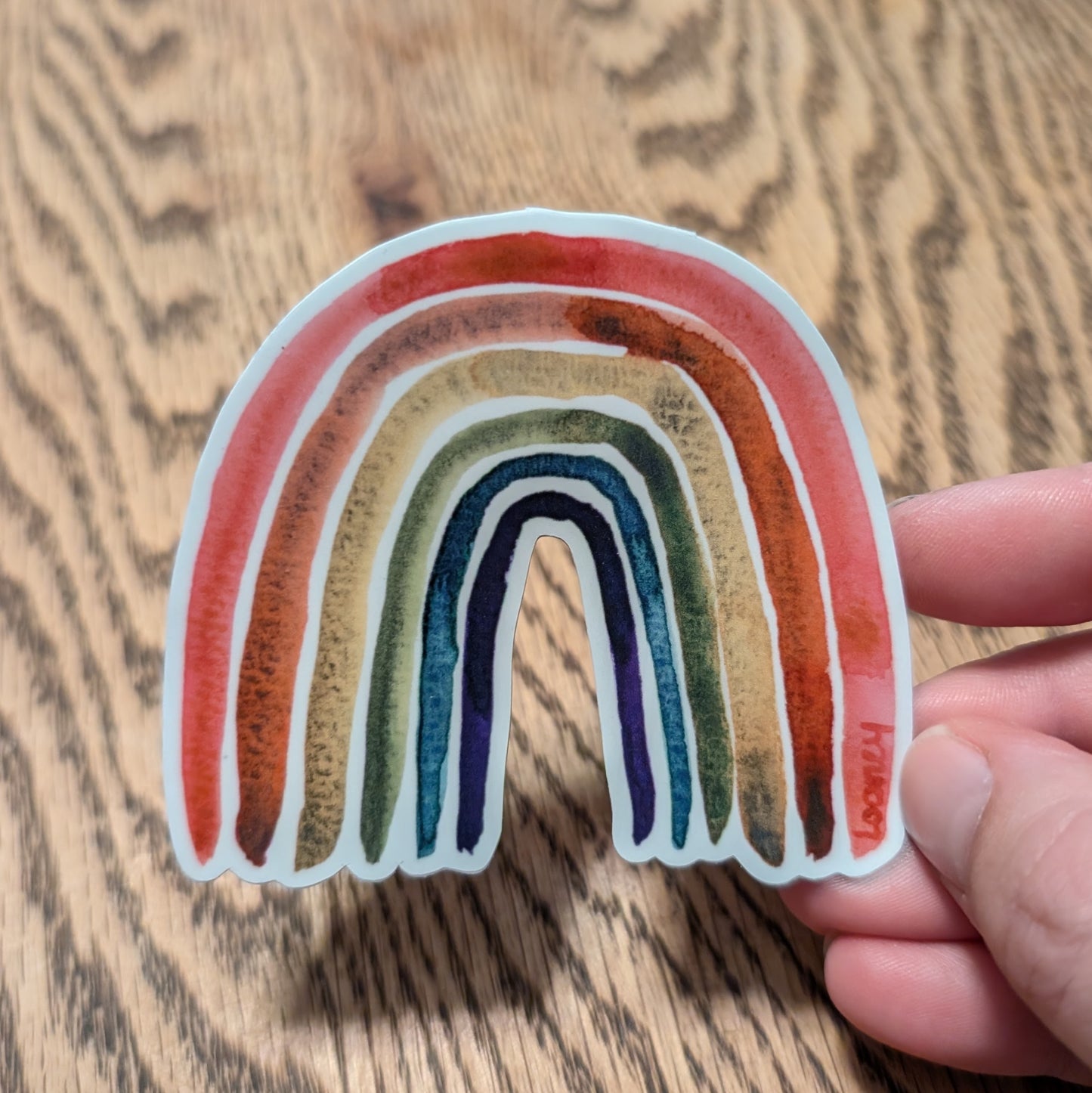 Vinyl Stickers - Moody Rainbow