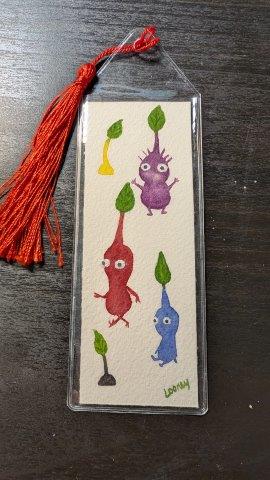 Bookmark - Original Watercolor with Protective Sleeve