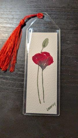 Bookmark - Original Watercolor with Protective Sleeve