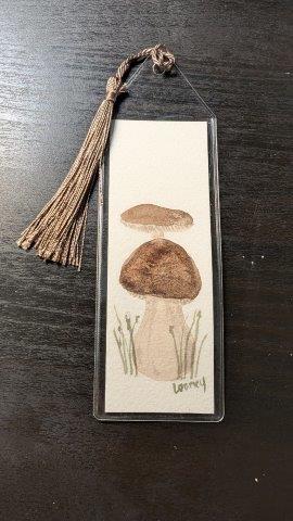 Bookmark - Original Watercolor with Protective Sleeve