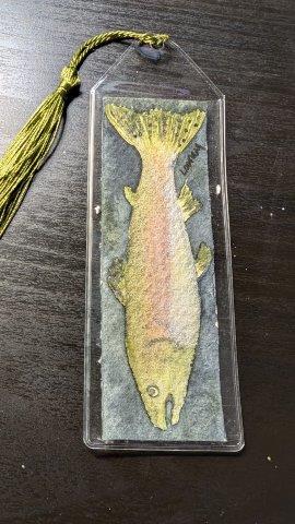 Bookmark - Original Watercolor with Protective Sleeve