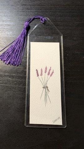 Bookmark - Original Watercolor with Protective Sleeve