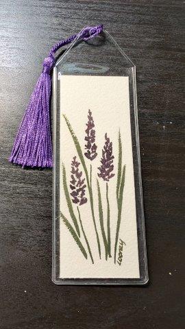 Bookmark - Original Watercolor with Protective Sleeve