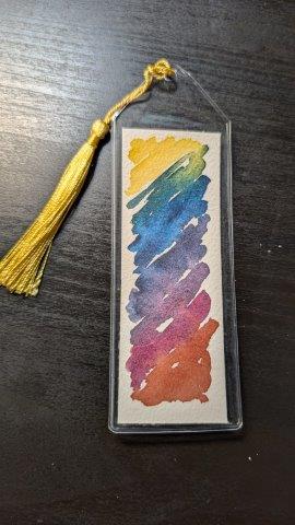 Bookmark - Original Watercolor with Protective Sleeve